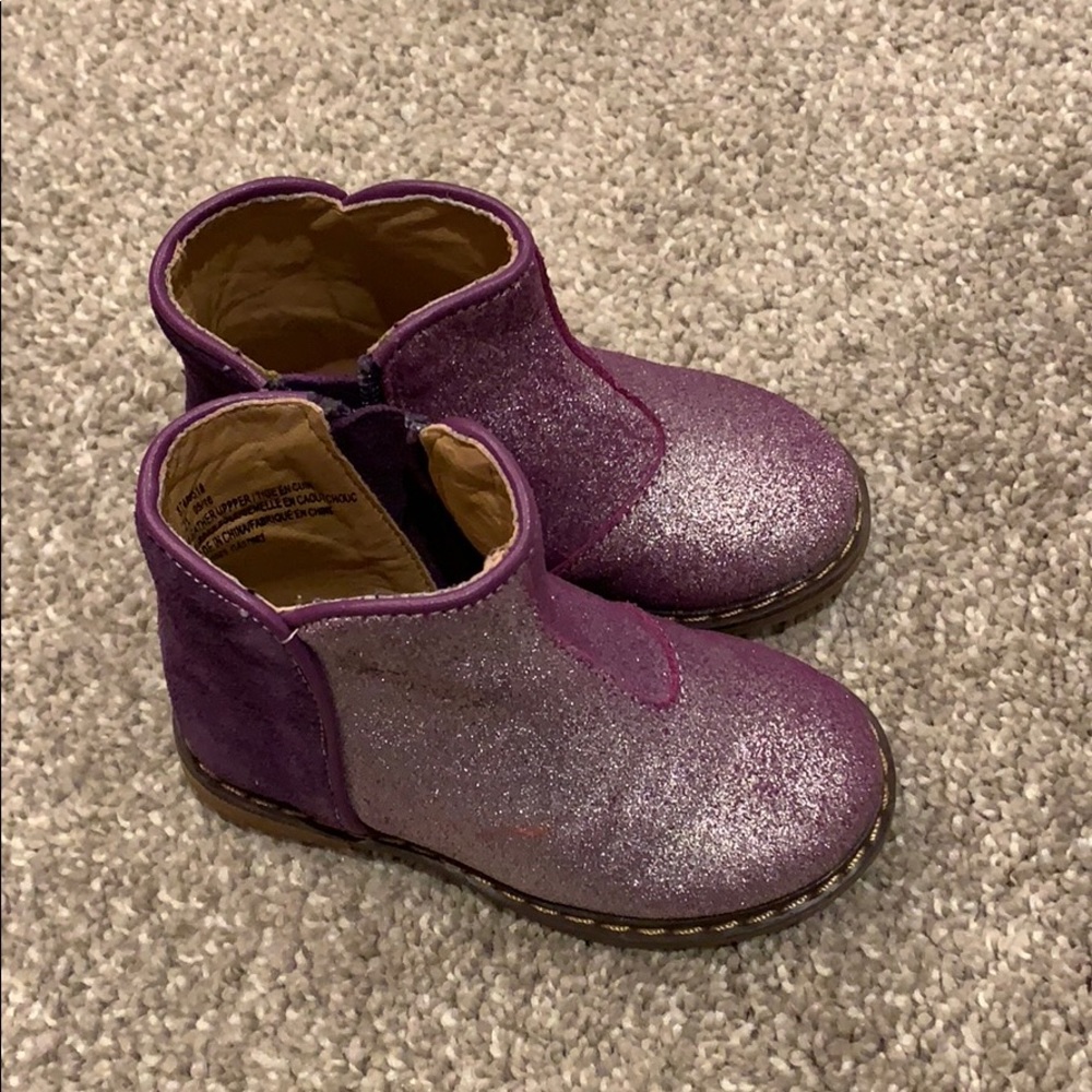 Purple ticket + Tate toddler boots